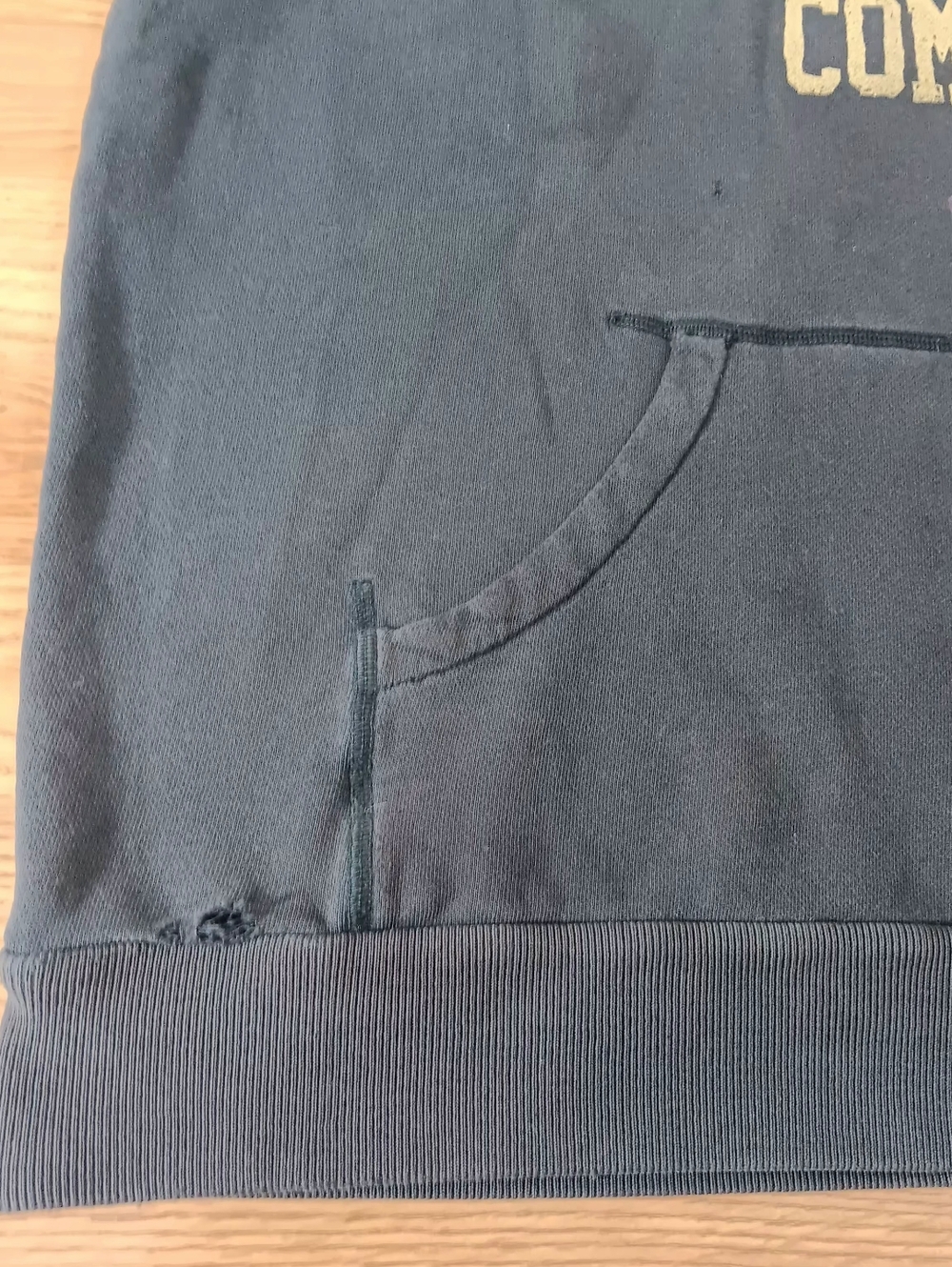 VTG Polo Jeans 67RL Ralph Lauren Hoodie Sweatshirt Men's XXL Distressed Grunge - Picture 10 of 16
